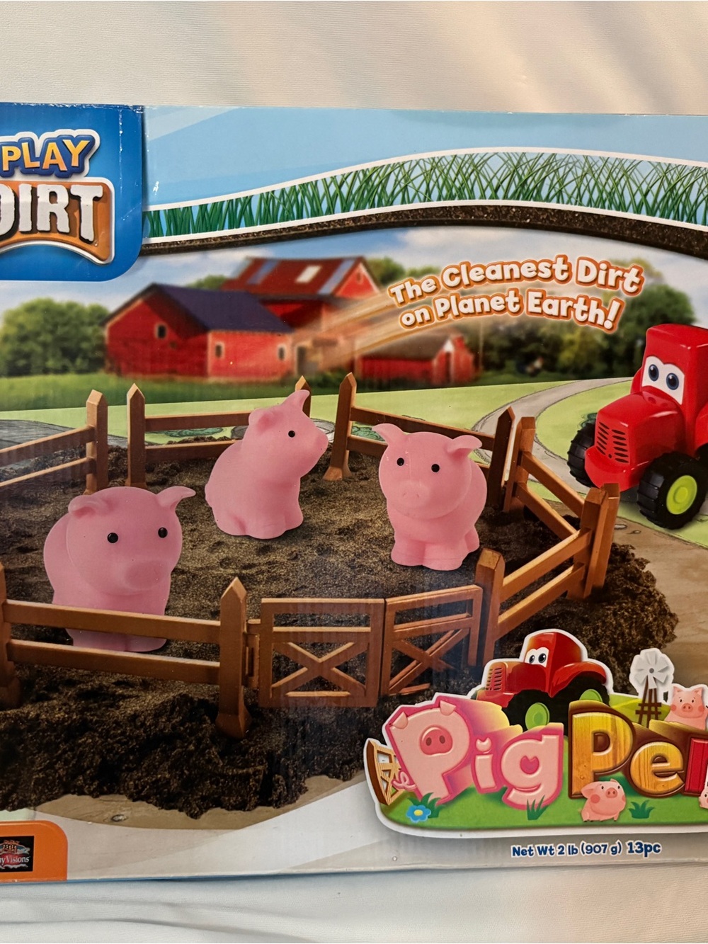 Pig Pen Set - Pink Farm Animal Toys